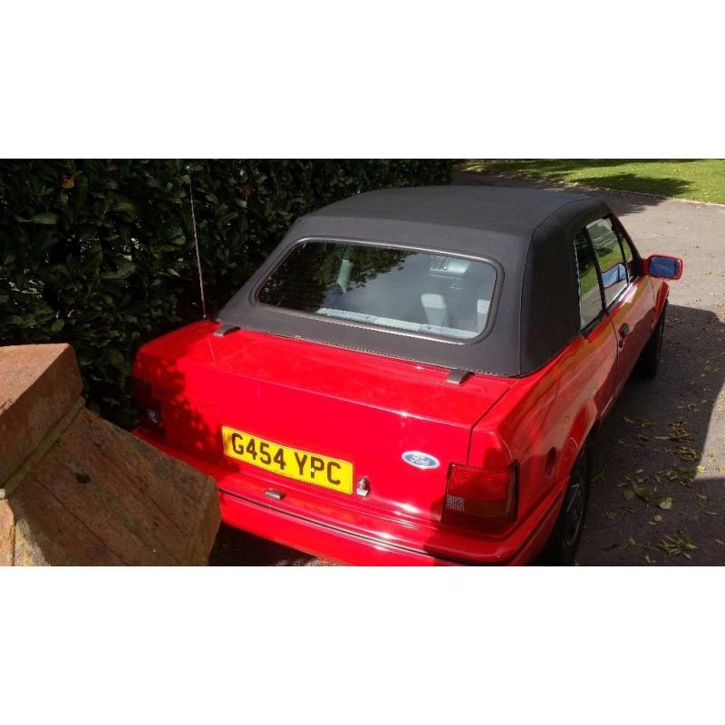 Ford escort xr3i cabriolet mk4