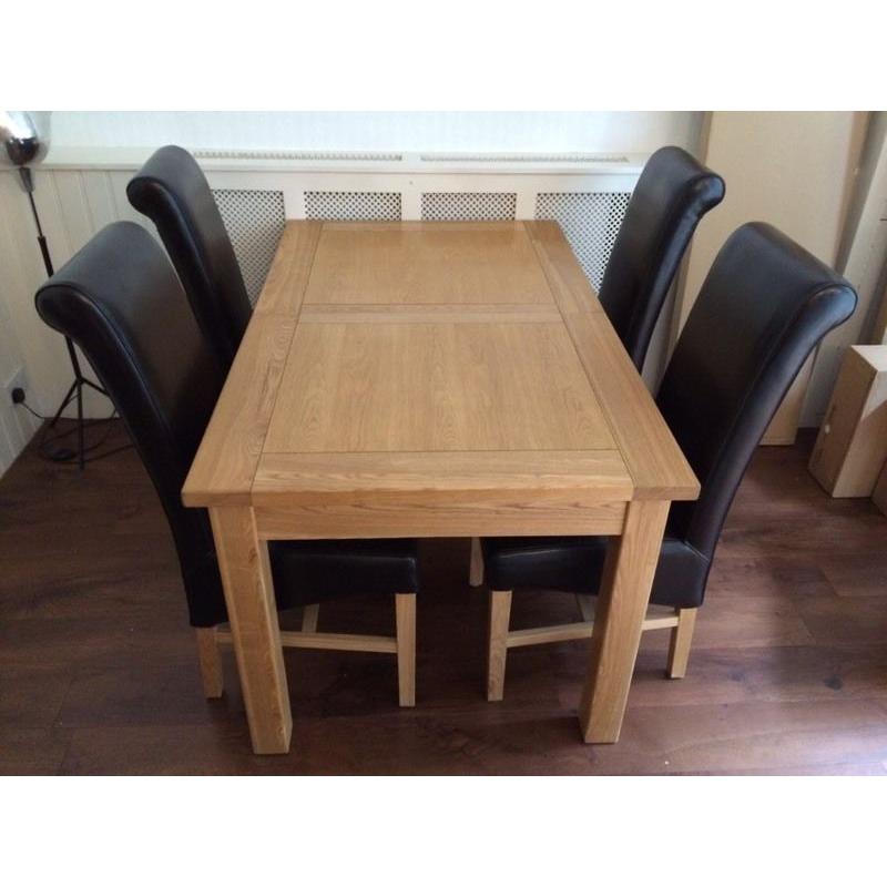 Dining table & 6 chairs by Schreiber