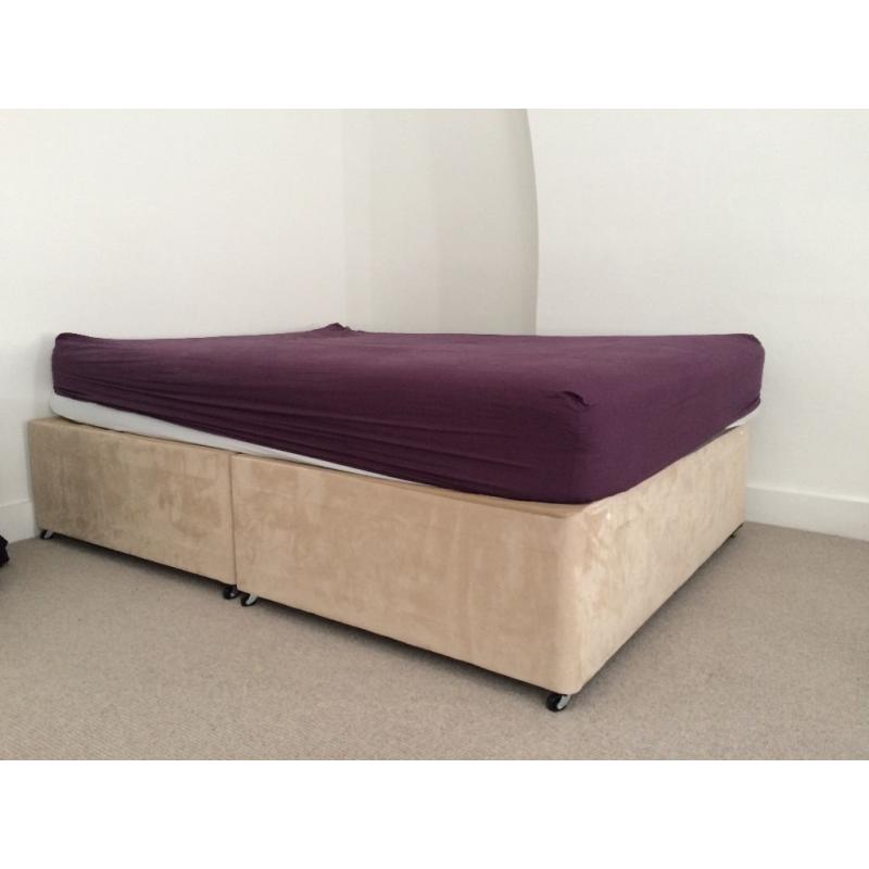 Two immaculate double bed bases