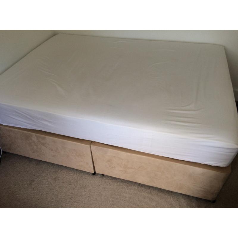 Two immaculate double bed bases