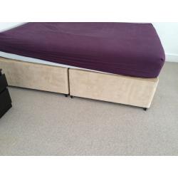 Two immaculate double bed bases