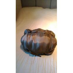 Challanger 400 green army sleeping bag .