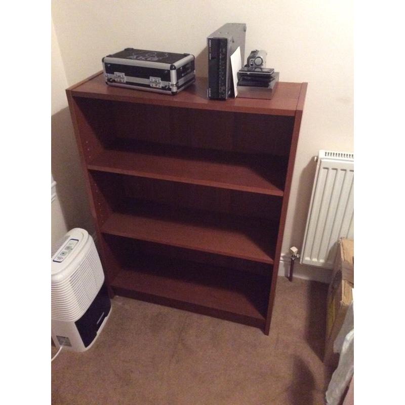 IKEA Billy Bookcase Shelves Brown Veneer