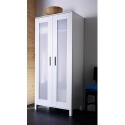 White assembled wardrobe - ALMOST NEW! (Moving overseas)