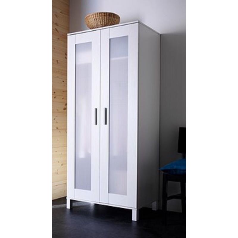 White assembled wardrobe - ALMOST NEW! (Moving overseas)