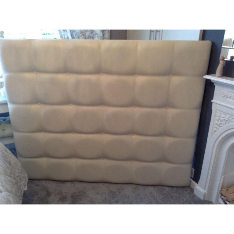 Leather King size headboard