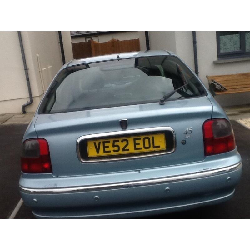 Rover 45 td 2003 reduced.