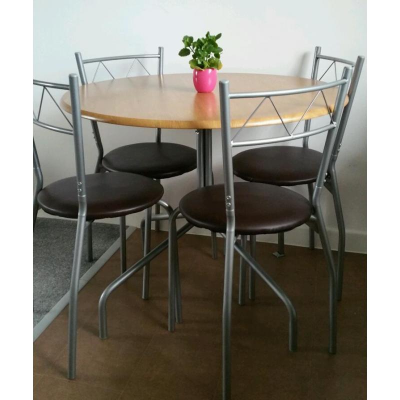 Table and 4 chairs