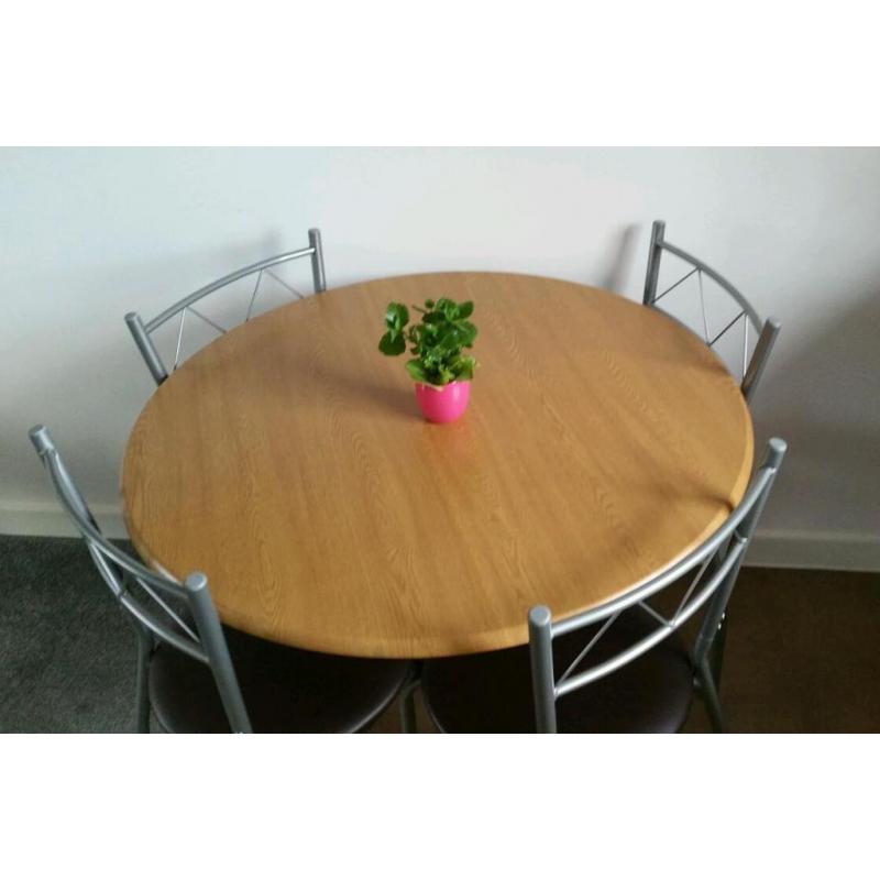 Table and 4 chairs