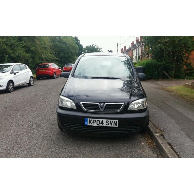 Vauxhall Zafira Diesel Black, Seven Seater, Spares and Repairs