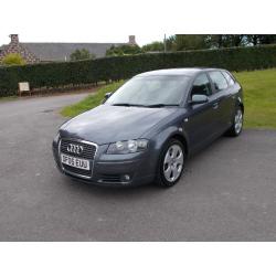 2005 05 AUDI A3 3.2 SPORTBACK QUATTRO 5 DOOR VERY CLEAN