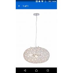 NEW Next Bedu 3 light pendant chandelier ceiling light fitting