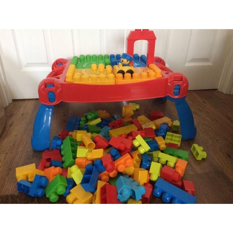 Mega Bloks table