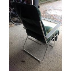 Reclining Garden Chair With Cushion