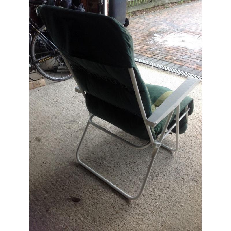 Reclining Garden Chair With Cushion