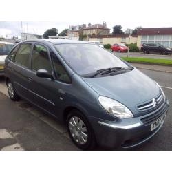 2007 citroen xsara 1.6 picasso vtx 16 v.5 door mpv.(8 main dealer service stamps 59000 miles