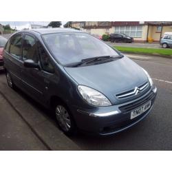 2007 citroen xsara 1.6 picasso vtx 16 v.5 door mpv.(8 main dealer service stamps 59000 miles