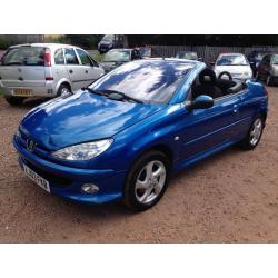 2003 PEUGEOT 206cc Convertible! 1.6 ONLY 58,000 MILES! 1 YEAR MOT