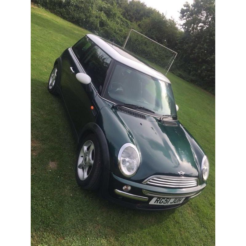 Mini Cooper 1.6 Auto Racing Green With Panoramic Sun Roof