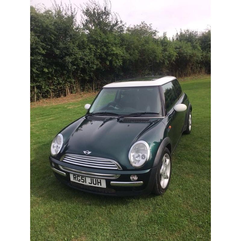 Mini Cooper 1.6 Auto Racing Green With Panoramic Sun Roof