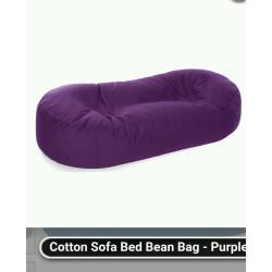 Giant bean bag sofa bed