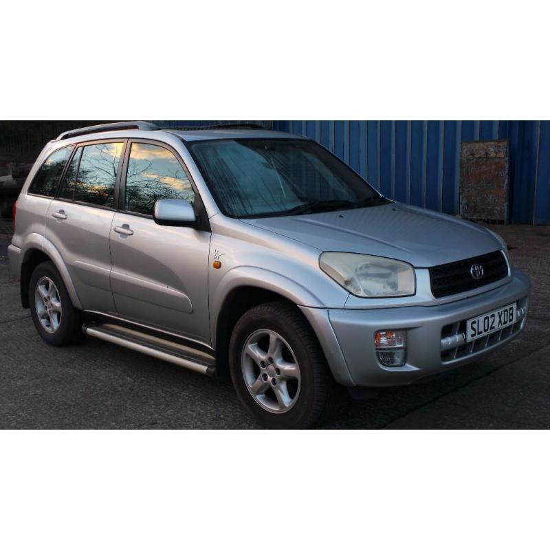 2002 02 TOYOTA RAV 4 2.0 VX VVTI MOT 01/17 (CHEAPER PART EX WELCOME)