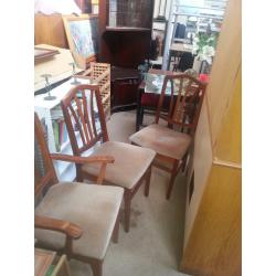 3 same dining chairs good condition