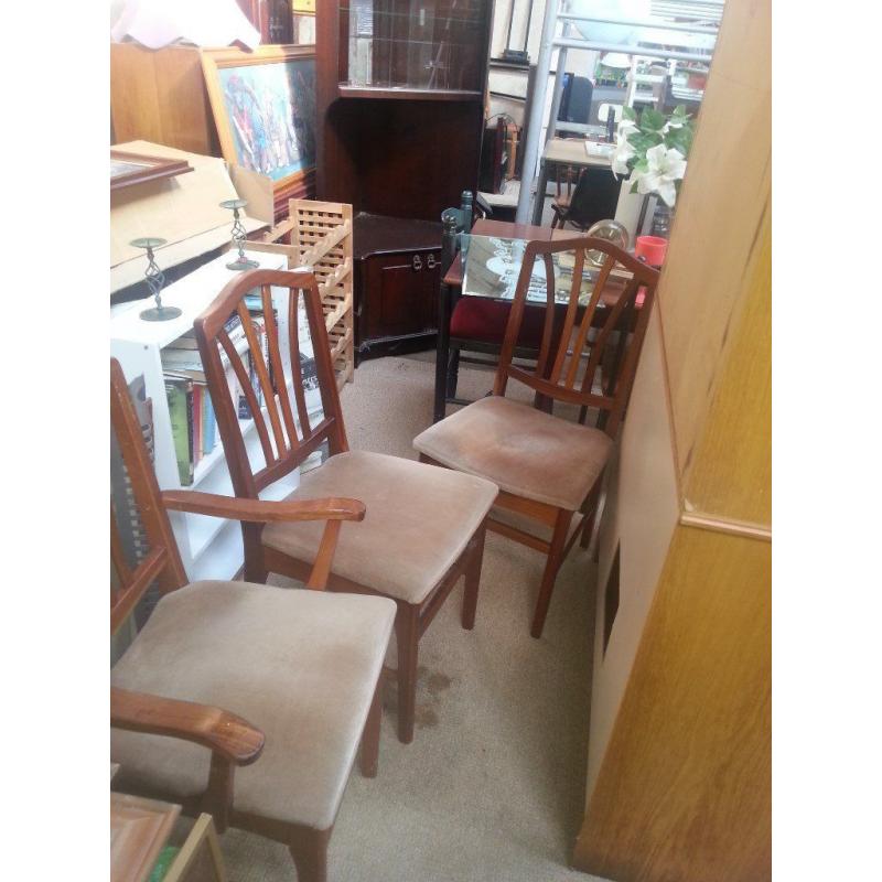 3 same dining chairs good condition