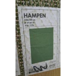 Hampen ikea green rug