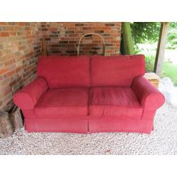 Laura Ashley 2-seater sofa with loose covers FREE