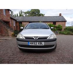 Vauxhall Corsa 1.2 SXi - 2002, 67500 miles, full 12 months MOT, great condition