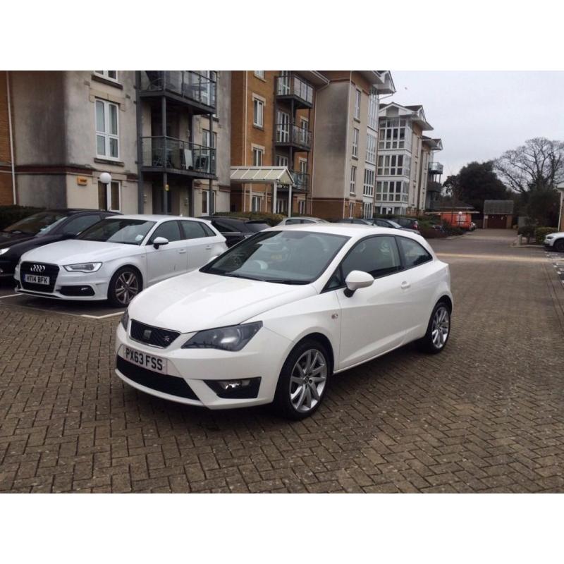 2013 63 PLATE SEAT IBIZA FR TSI 1.2 WHITE SPORT CAT D LOW INSURANCE GROUP EXCELLENT CONDITION