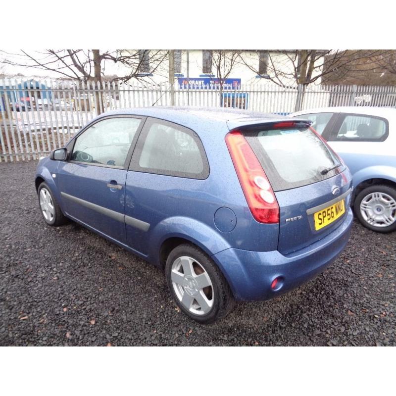 2006 FORD FIESTA 1.2 ZETEC CLIMATE 3 DR BLUE 71,000 MILES FULL SERVICE HISTORY MOT TILL 29/03/17