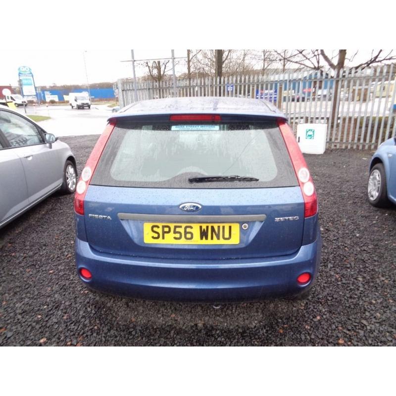 2006 FORD FIESTA 1.2 ZETEC CLIMATE 3 DR BLUE 71,000 MILES FULL SERVICE HISTORY MOT TILL 29/03/17