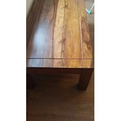 Coffee Table Large Wooden Attractive