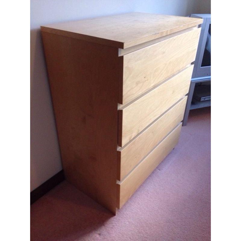 IKEA Malm 4 Drawer Chest