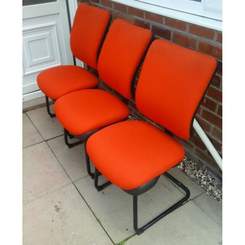 SET OF 3 OFFICE CHAIRS