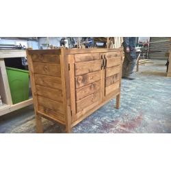 hand made rustic cabinet