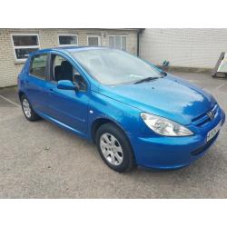 2004 Peugeot 307 S, 1.4 Petrol, 5DR, Manual, 134000 Mileage