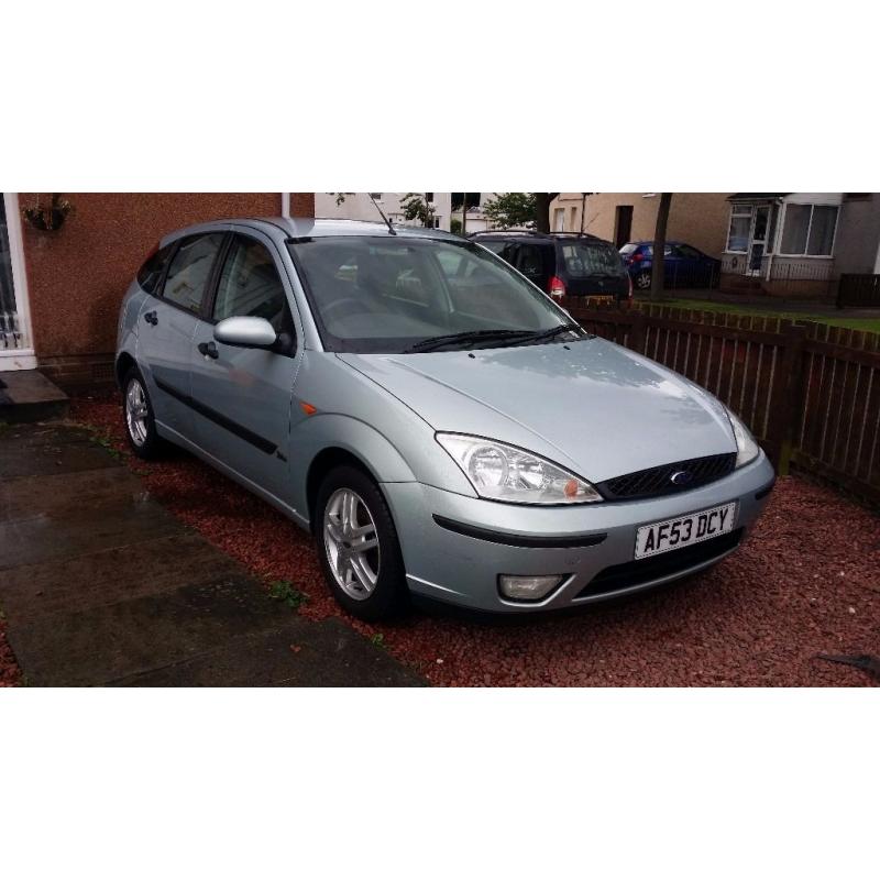 Ford Focus 1.6 i 16v Zetec 5dr, 86K, 1 Year MOT.