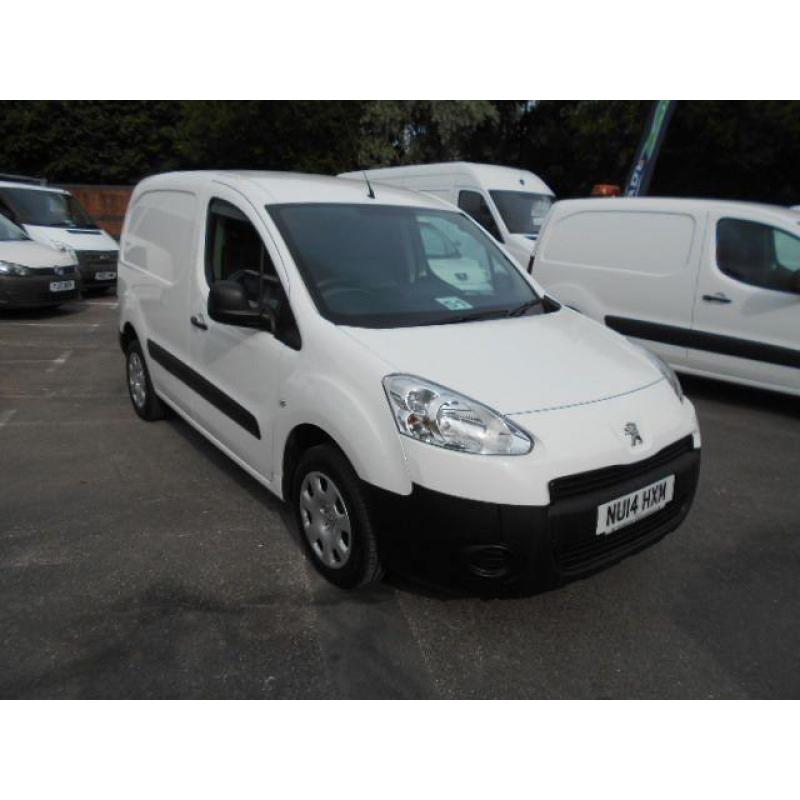 Peugeot Partner L1 850 S 1.6 HDI 92BHP VAN DIESEL MANUAL WHITE (2014)