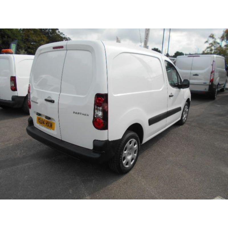 Peugeot Partner L1 850 S 1.6 HDI 92BHP VAN DIESEL MANUAL WHITE (2014)