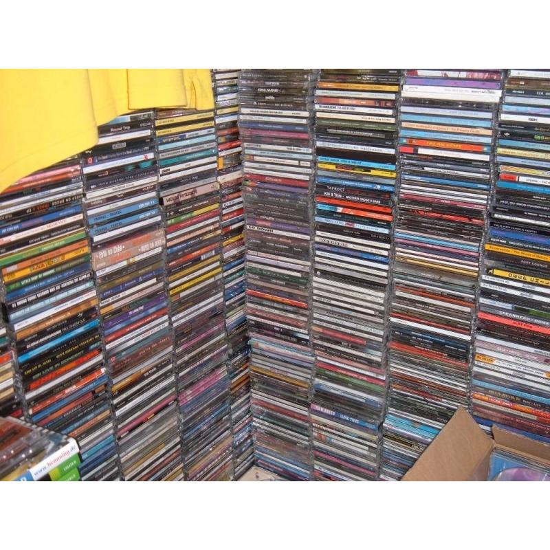 500 CDS ROCK, POP, CHART, INDIE, SOUNDTRACKS, JAZZ, 50s, 60s ETC