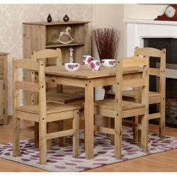 **CLEARANCE** BRAND NEW maxican pine wooden dining table set with 4 chairs