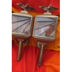 External Brass Coach lamps - Electric