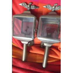 External Brass Coach lamps - Electric