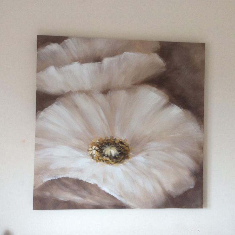 Canvas Flower Painting