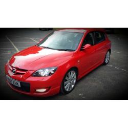 Mazda 3 MPS, 156bhp, Top Speed 155mph, 0-60 5.8 secs