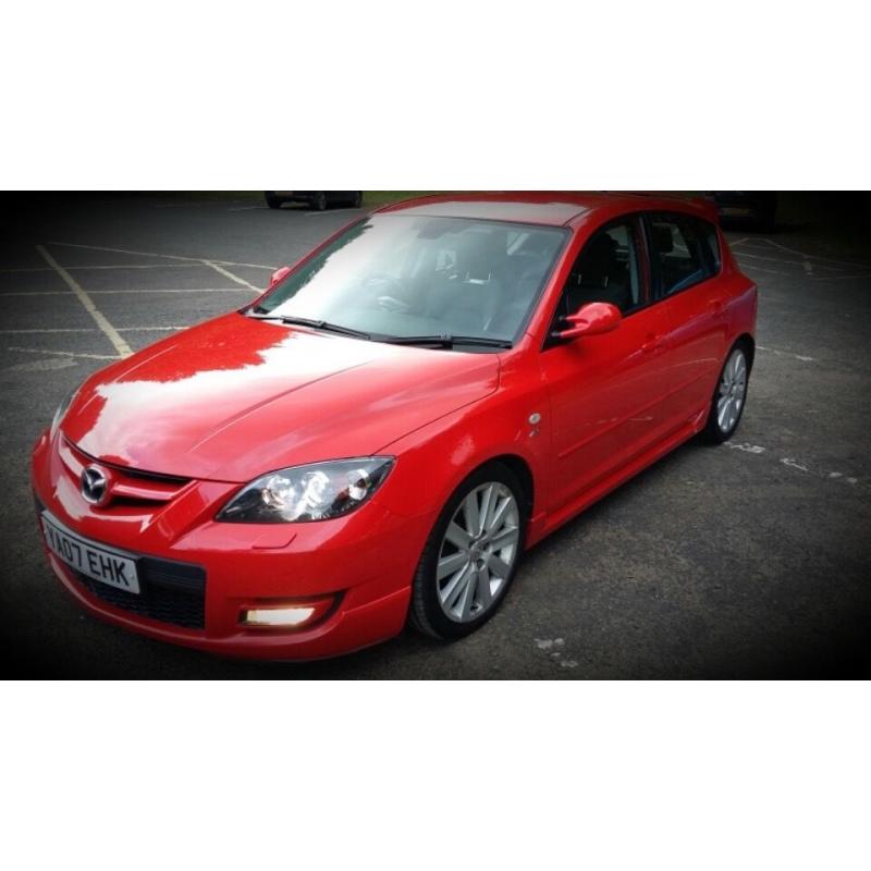 Mazda 3 MPS, 156bhp, Top Speed 155mph, 0-60 5.8 secs