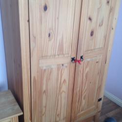 Wardrobe and two bedside tables